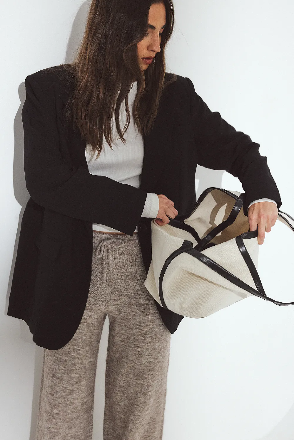 Knitted Drawstring Trousers - 3
