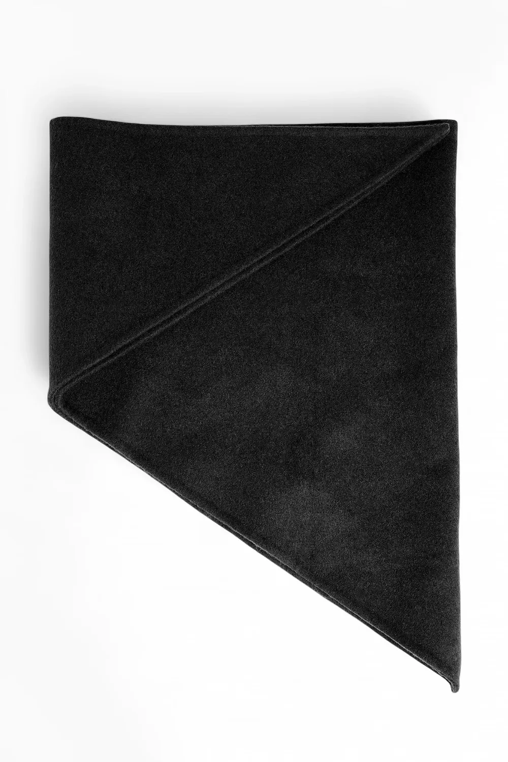 Triangle Wool Blend Scarf - 2