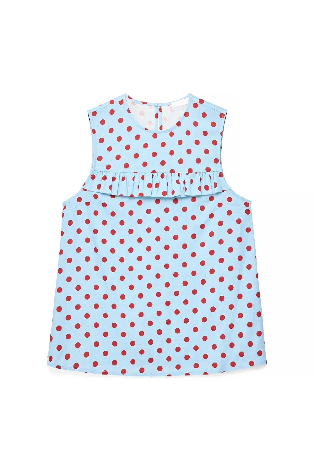 Woven Printed Sleeveless Top - 5