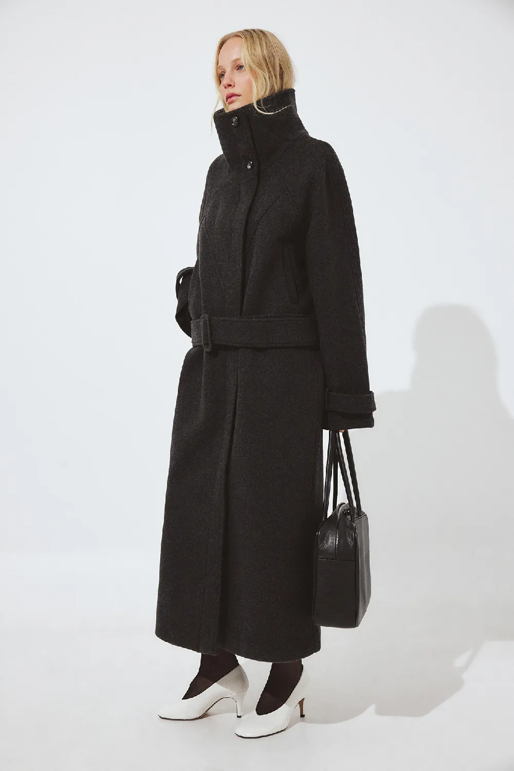 Oversized Wool Coat - 2