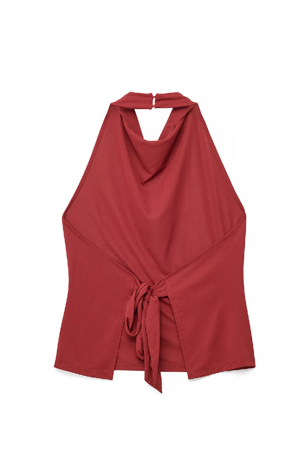 Halterneck Tie Back Top - 5