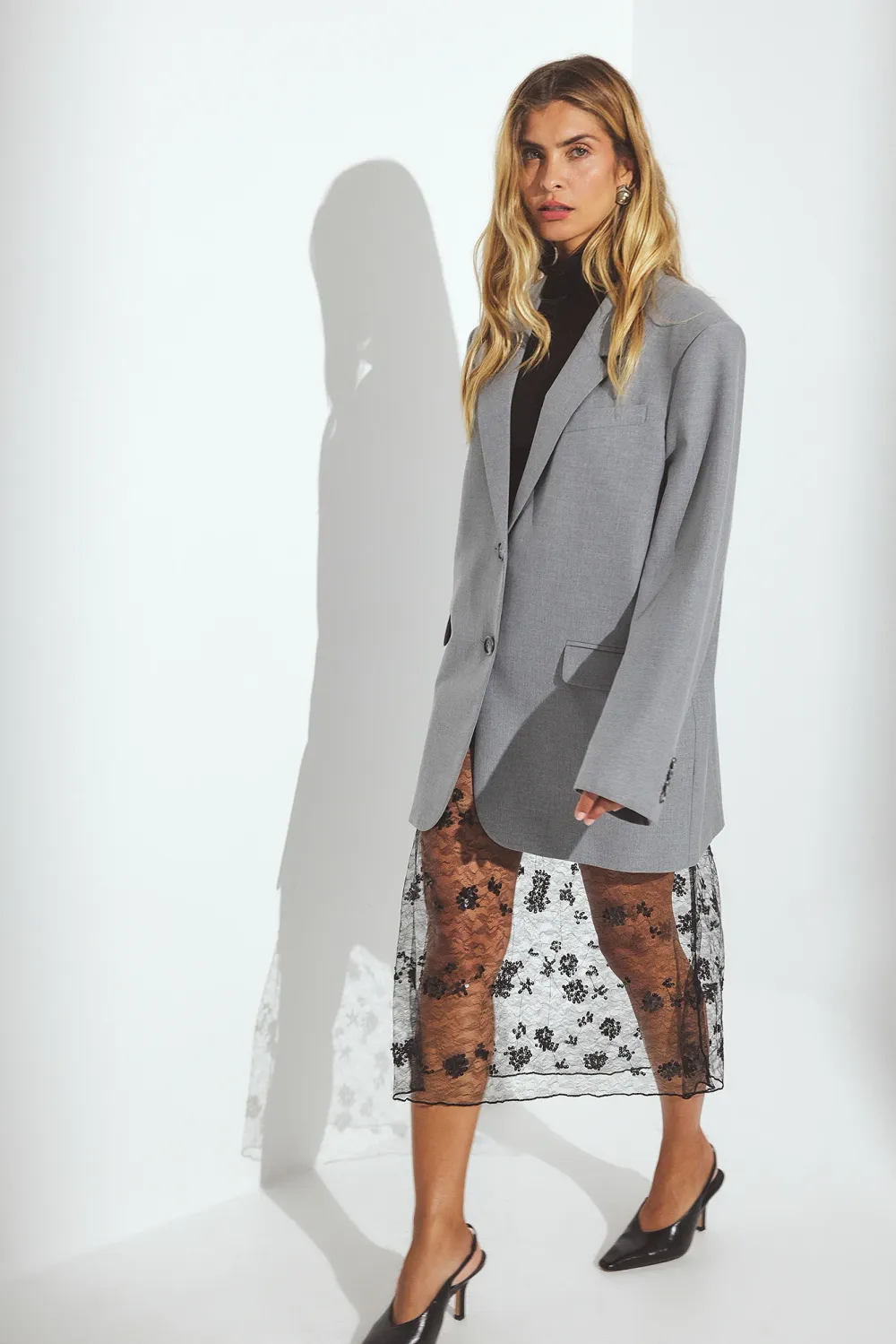 Transparent Maxi Sequin Skirt - 3