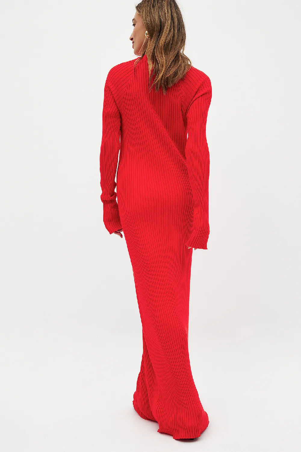 Knitted Ribbed Maxi Dress