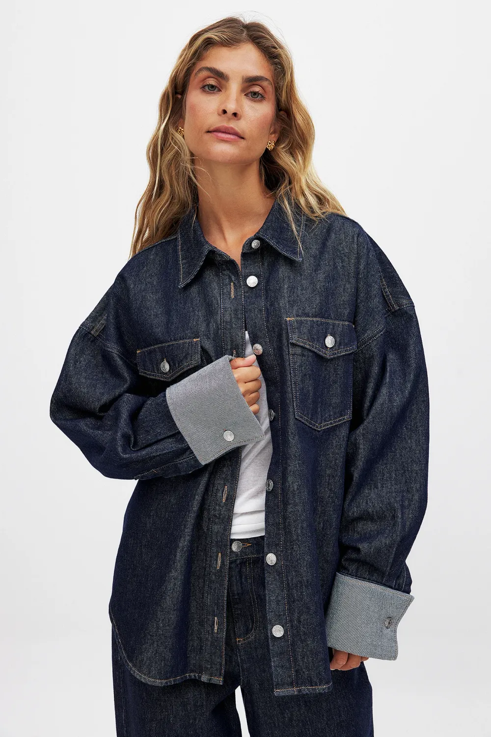 Oversized Denim Shirt