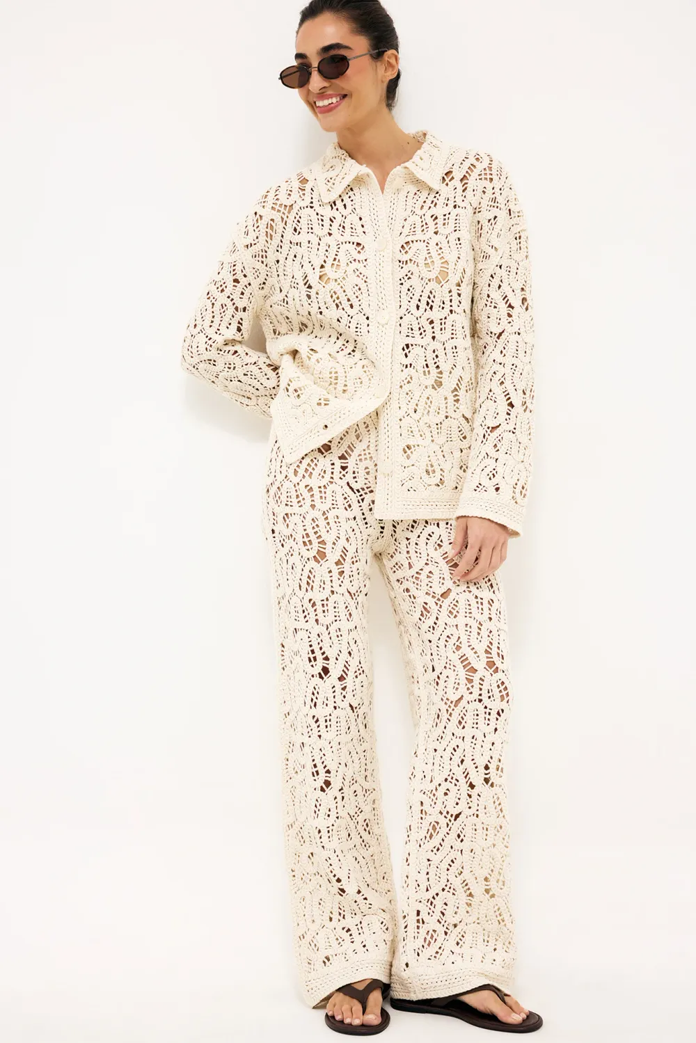 Knitted Crochet Trousers