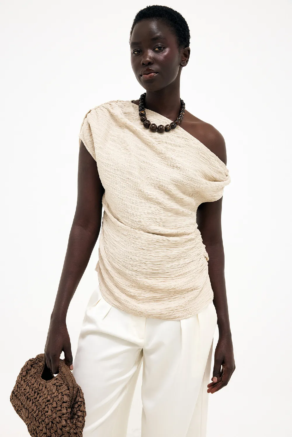 Structured Draped Top