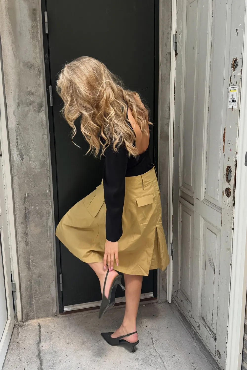 Cargo Knee Length Skirt