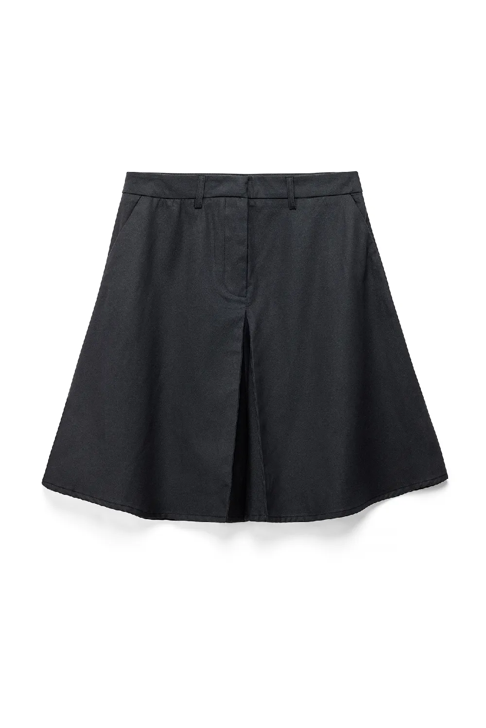 Tailored Knee Length Midi Skirt - 4