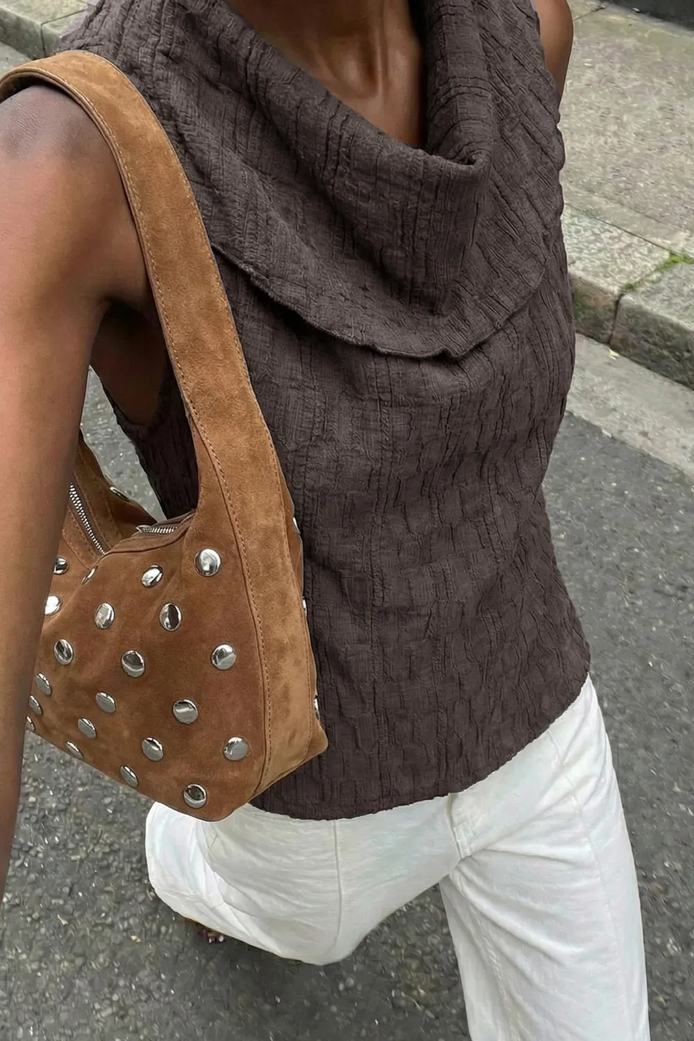 Halterneck Structure Top