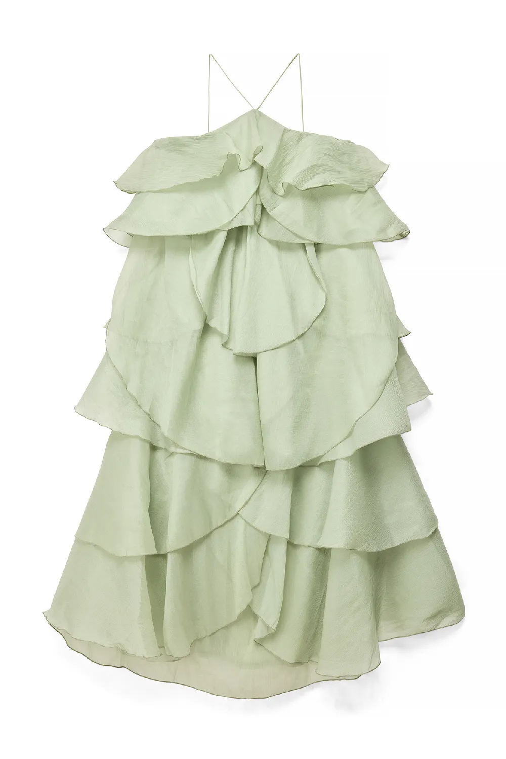 Flounce Detail Maxi Dress - 5