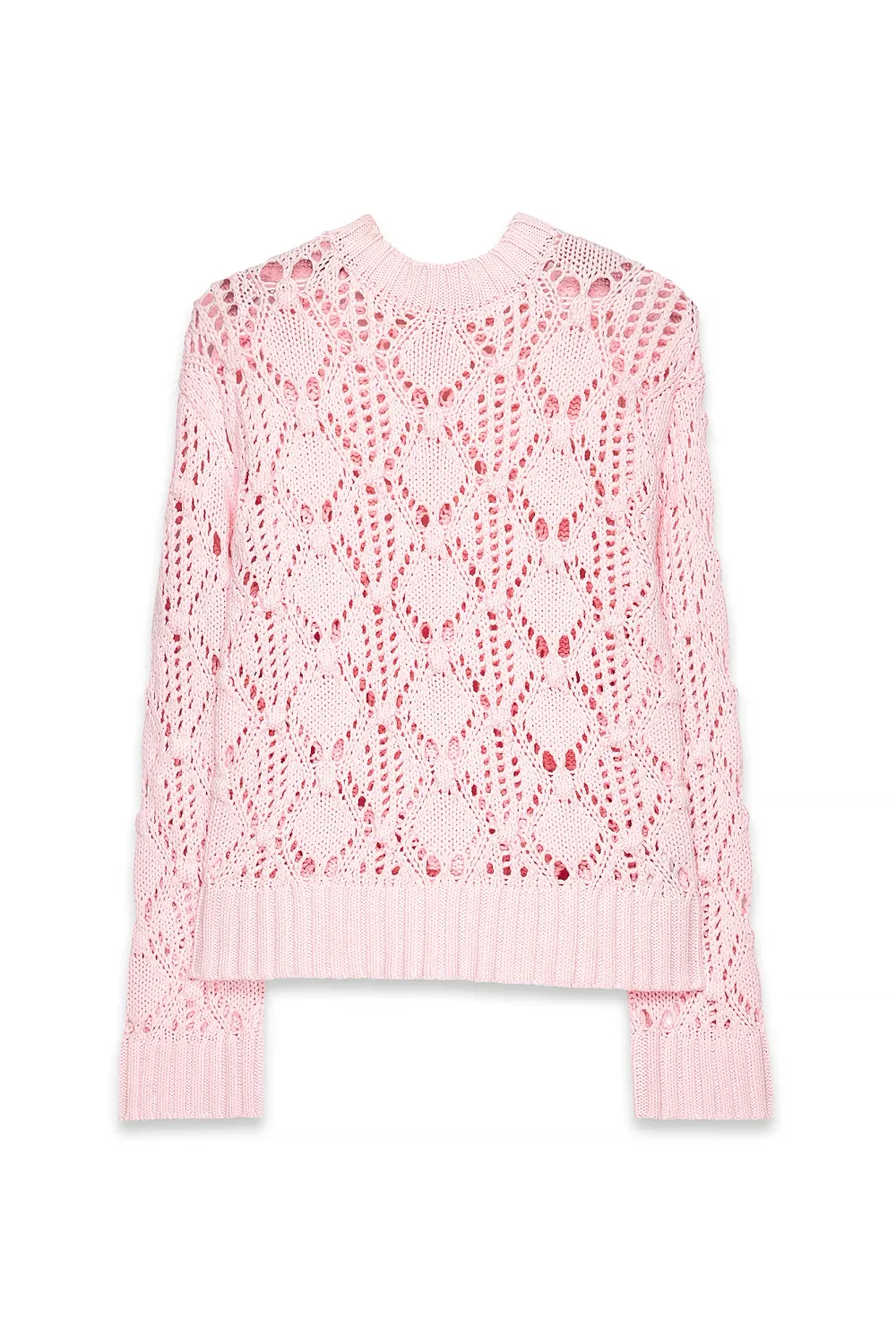 Knitted Round Neck Sweater - 4