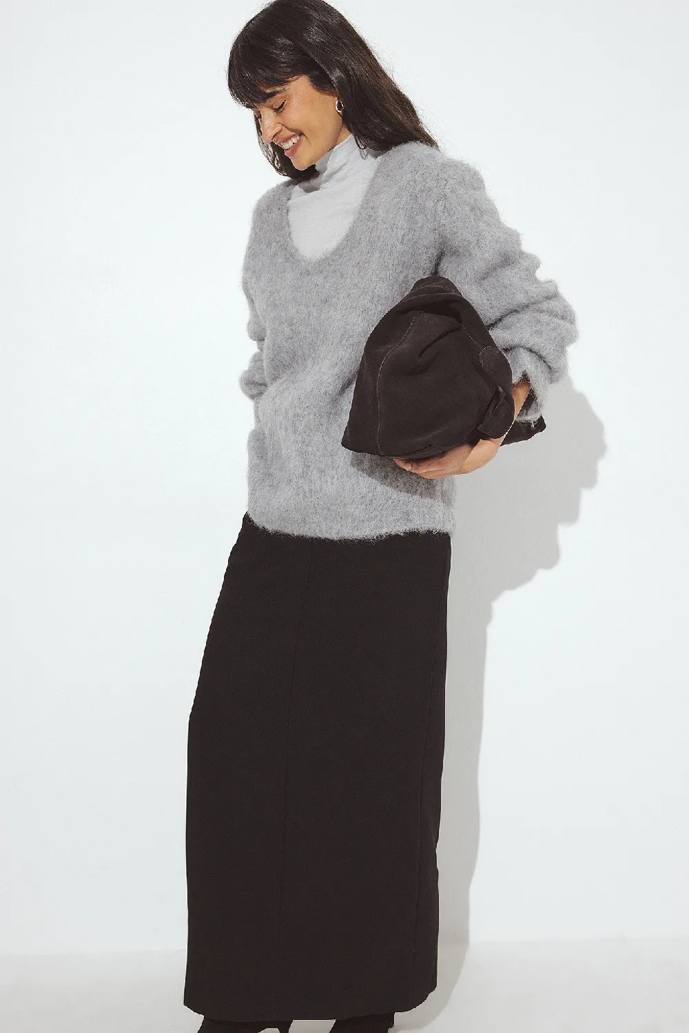 Tailored Maxi Skirt