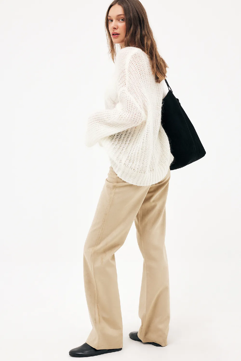 Knitted Mohair Blend Sweater - 3