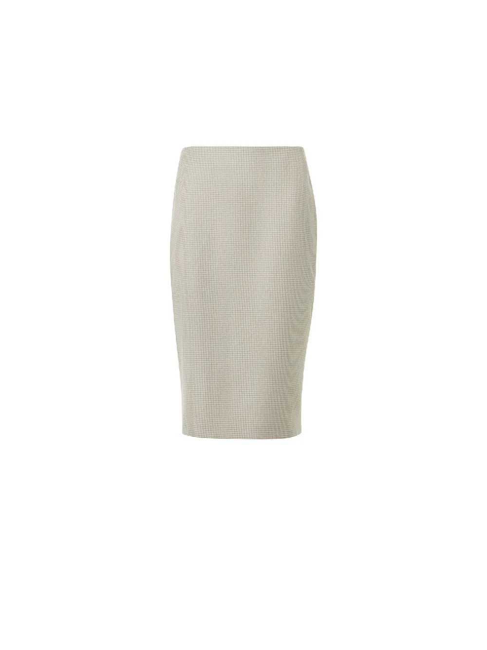 Cashmere Pepita Pencil Skirt
