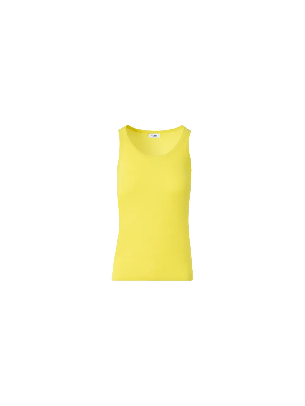 Fitted Merino Wool Tank Top with Scoop Neck