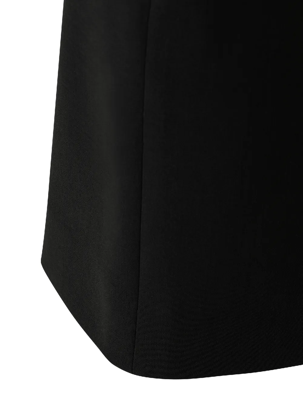 Wool Double-Face Pencil Skirt with Zip Pockets - 4
