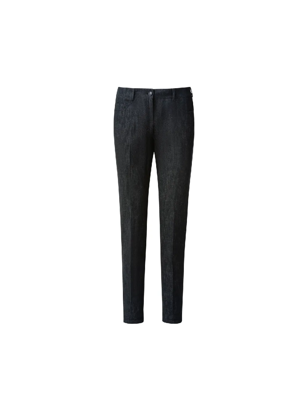 Slim Cotton Denim Stretch Pants