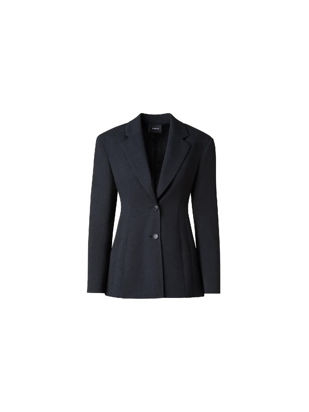 Single Breasted Blazer in Wool Double-Face