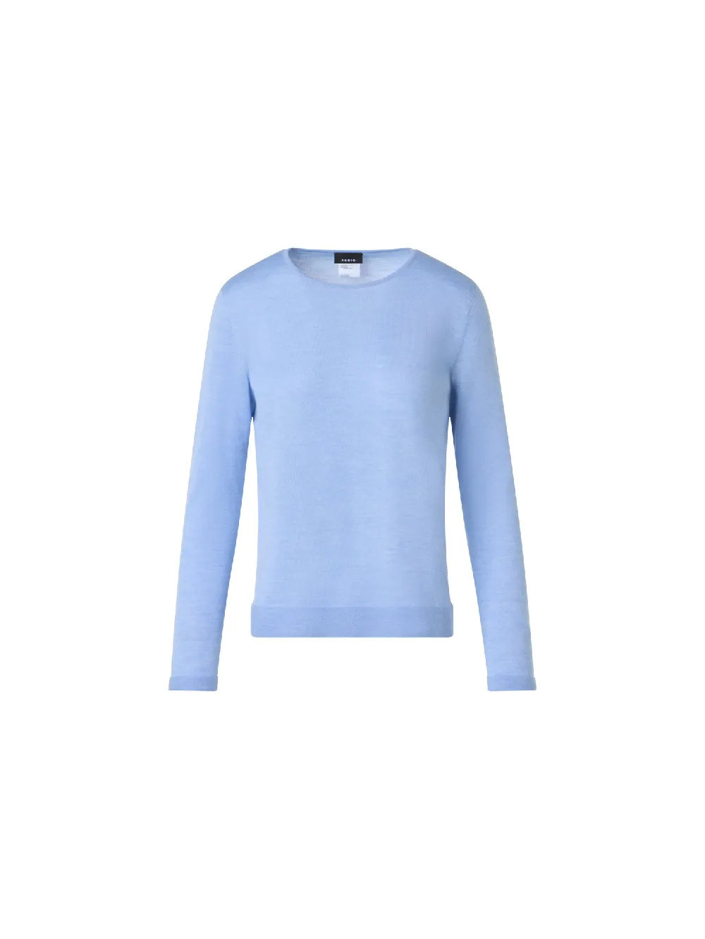 Seamless Crew Neck Sweater in Cashmere Silk