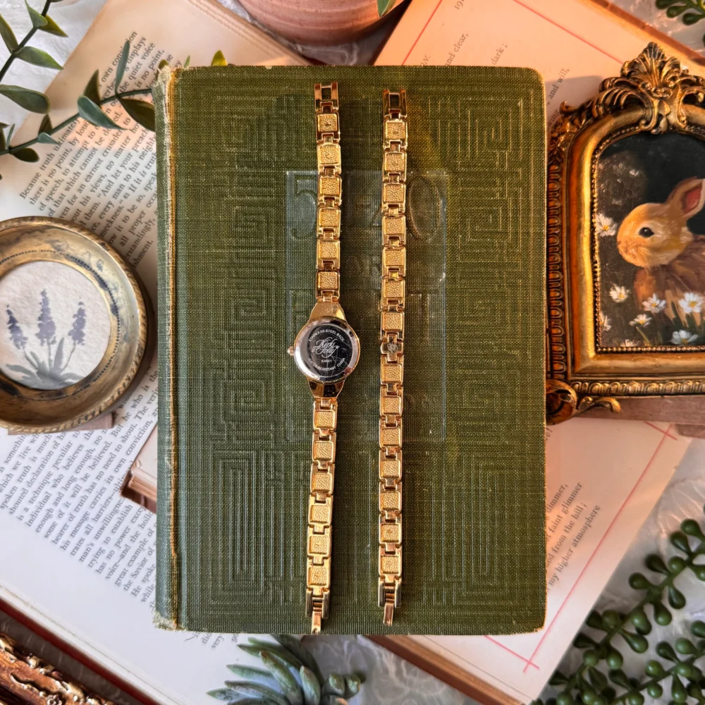 Gold Kirks Folly Watch with Matching Bracelet - 3