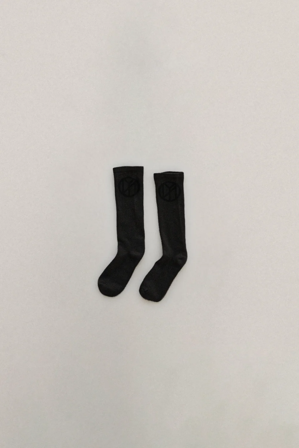 Charcoal Printed Socks 2-Pack