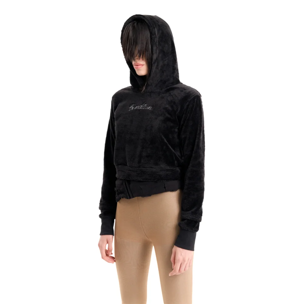 (Emma) Strange Hoodie in Black - 4