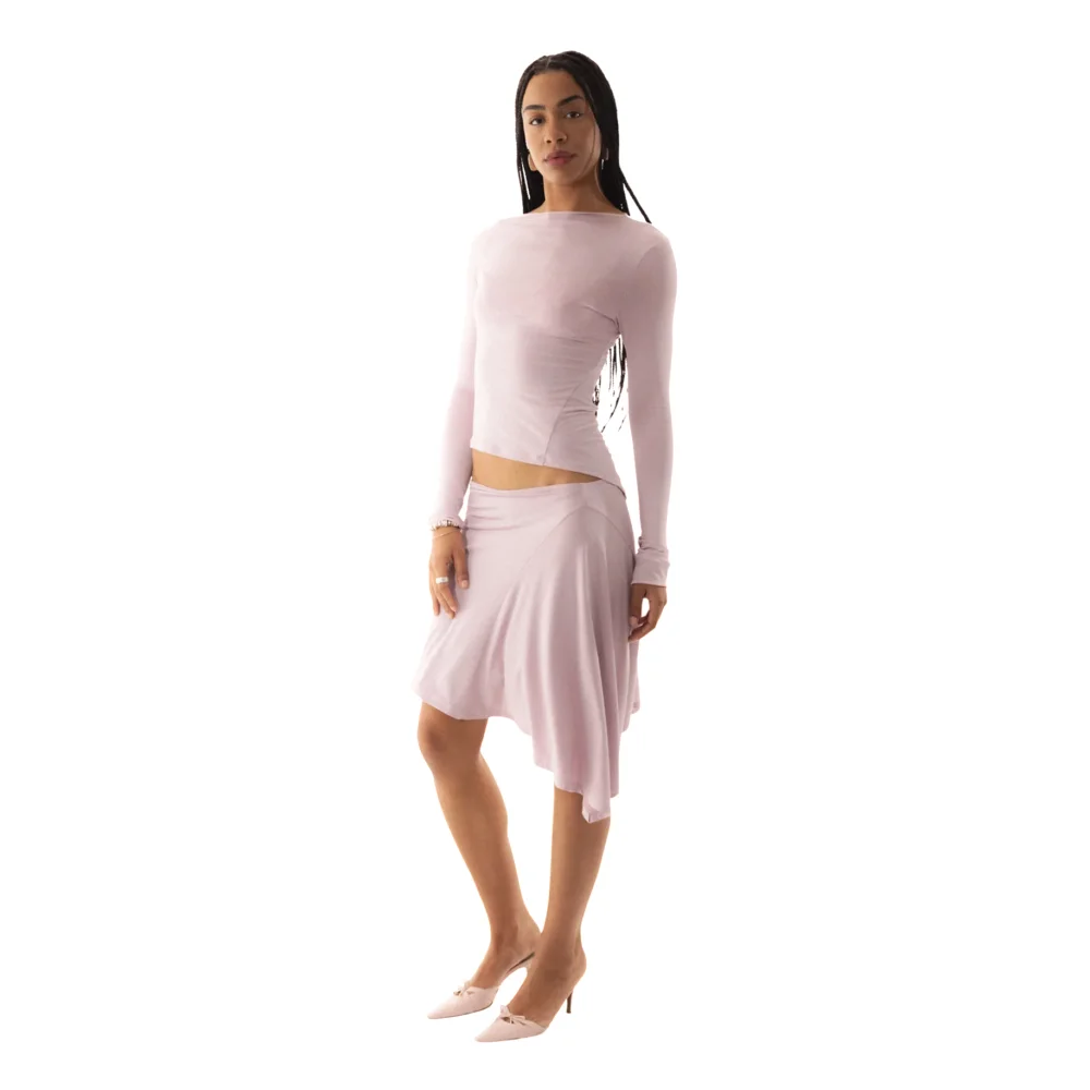 Demeter Skirt in Pearl Pink