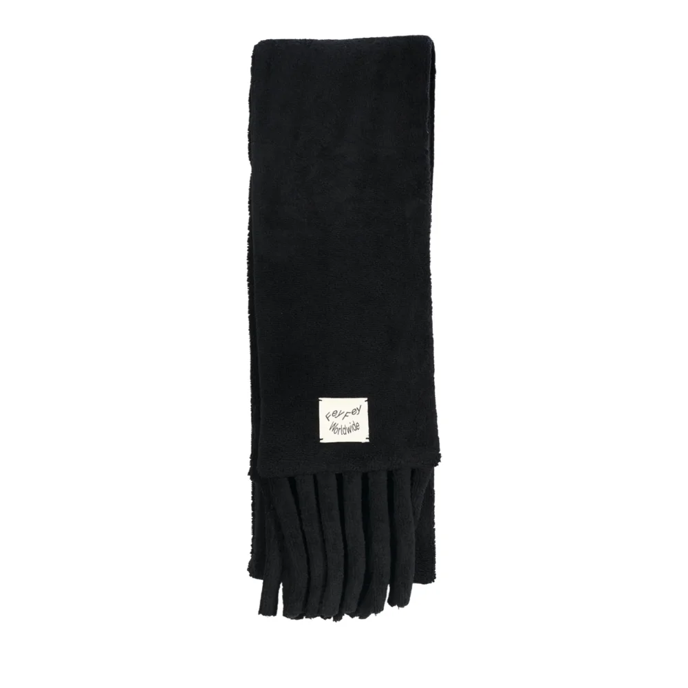 Black Towel Scarf