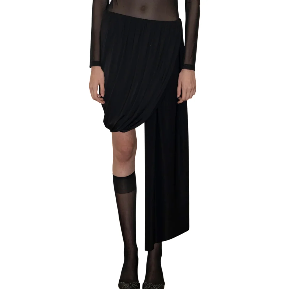 Biflex Draped Skirt (Made to order) - 4