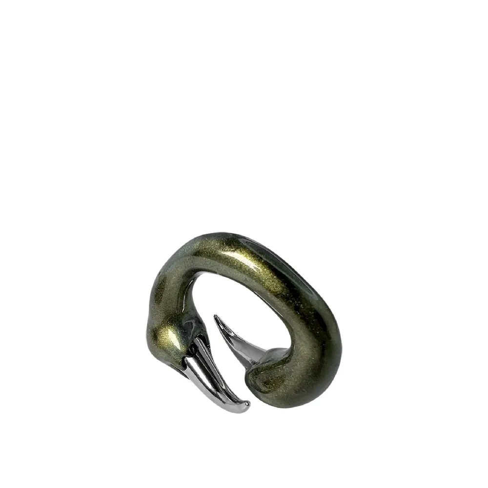 Green Ring with Spikes
