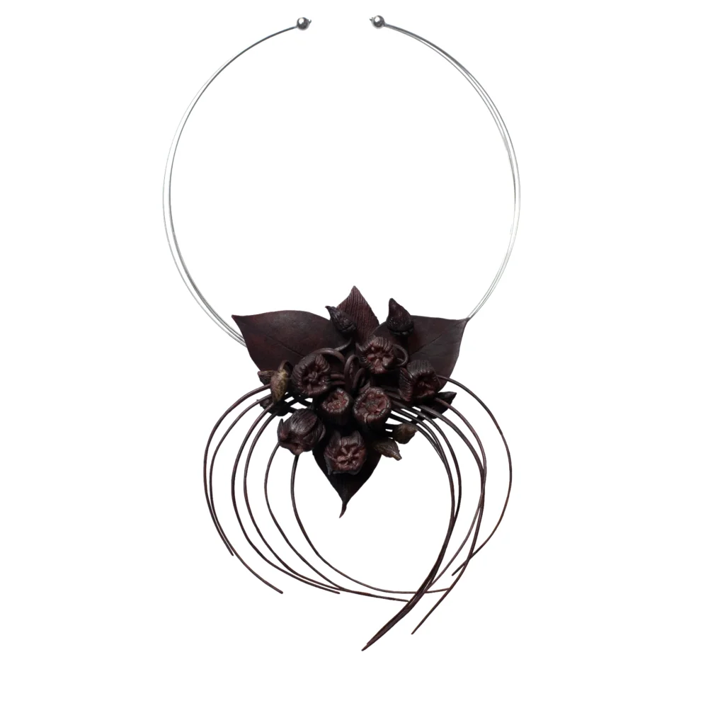 Bat Flower Necklace