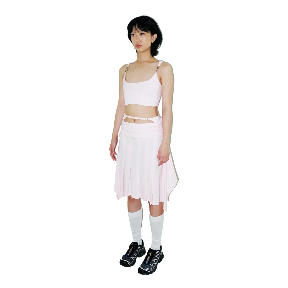 System Hooded Bra — Pink - 3
