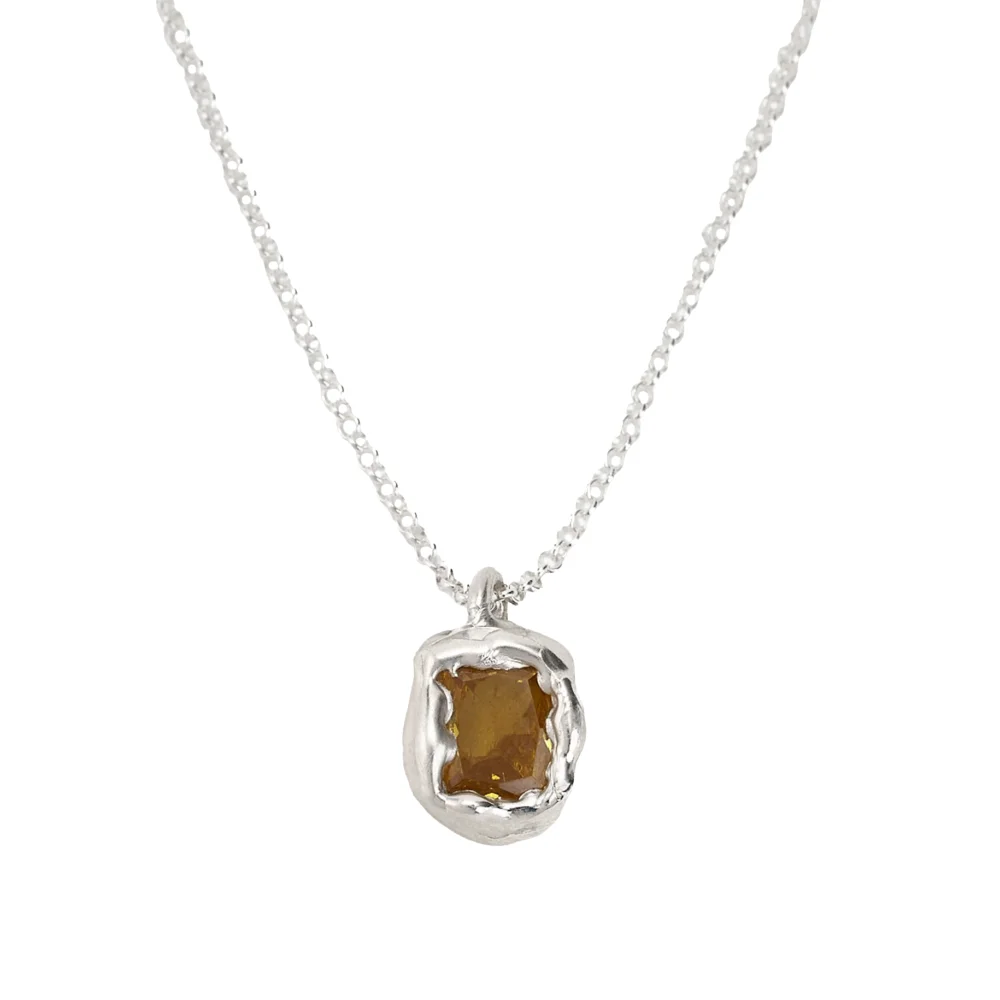 (J1) Yellow impulse Necklace