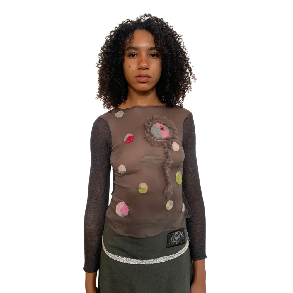 Pois Pois Knitted Top