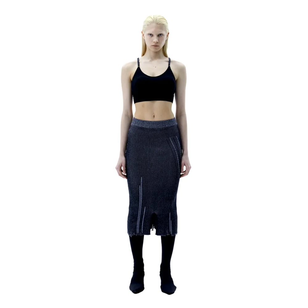 (Ariella) Wounded Skirt — Black