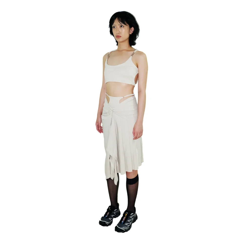 System Hooded Bra — Cream - 2