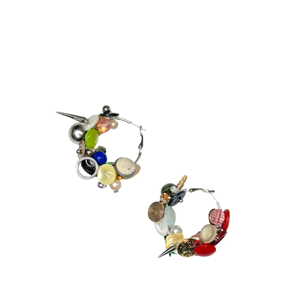 Button Earrings
