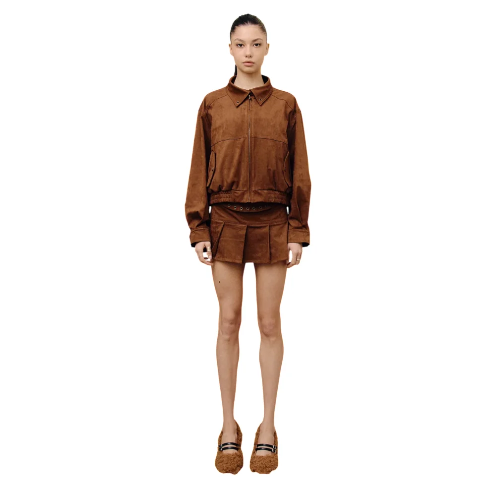 Mocca Suede Jacket