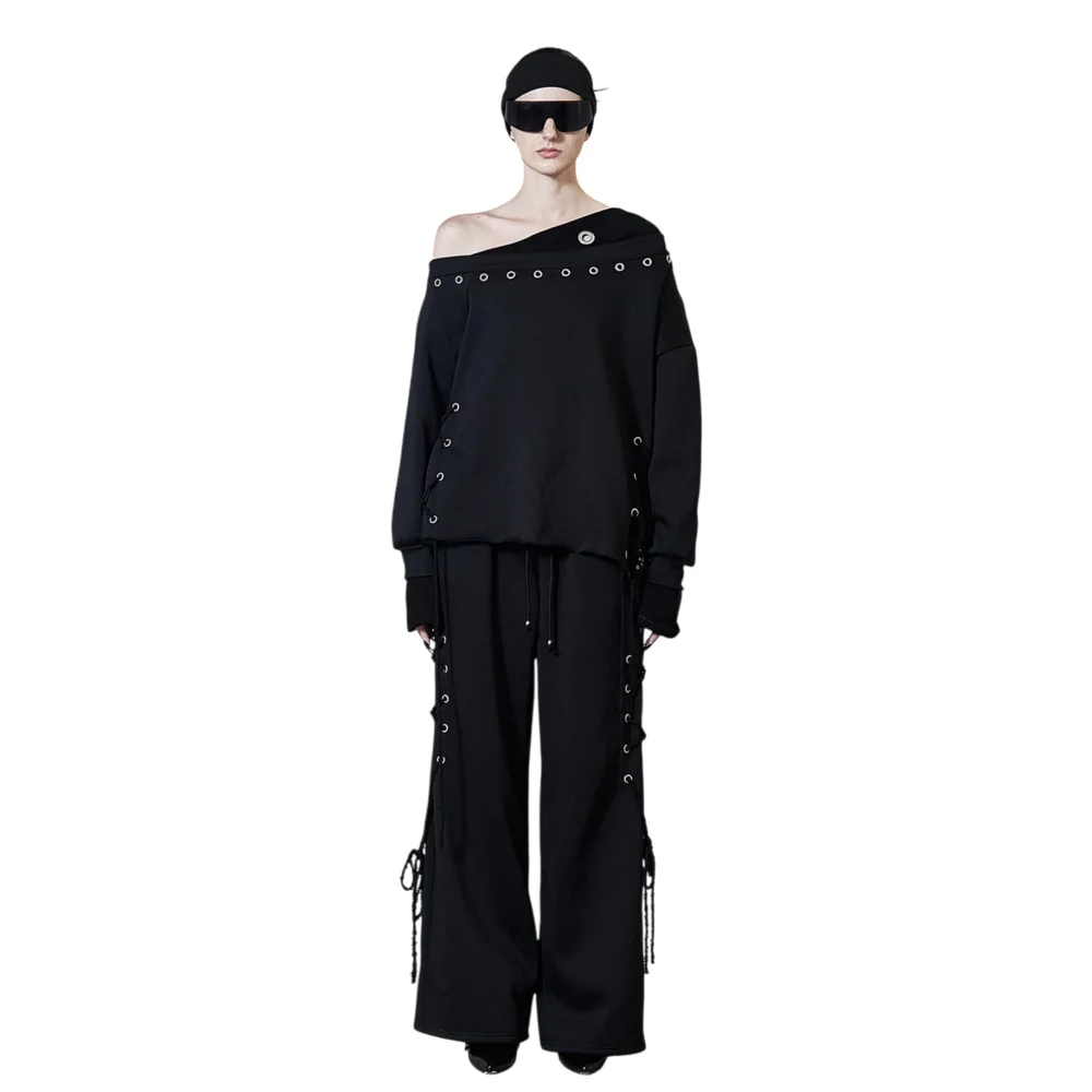 Corset Sweatshirt Set-up Top