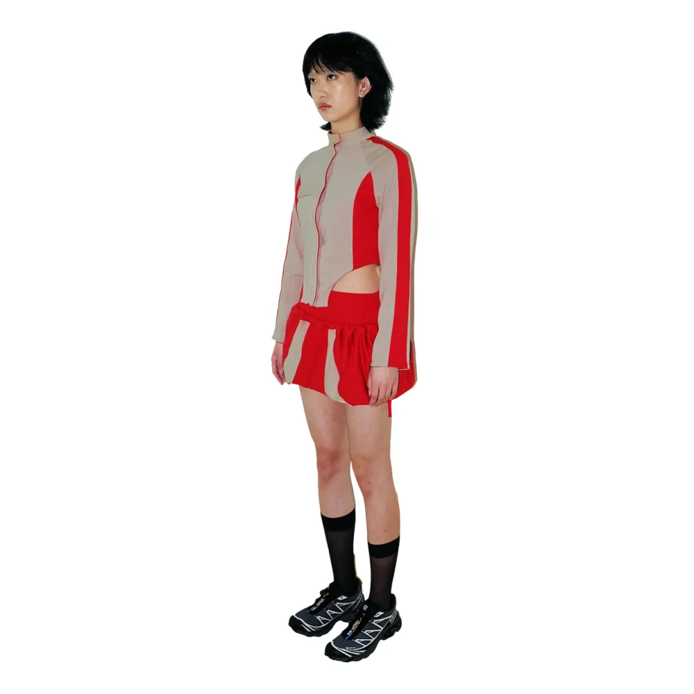 Plug Reversible Light Jacket — Red/Khaki - 3