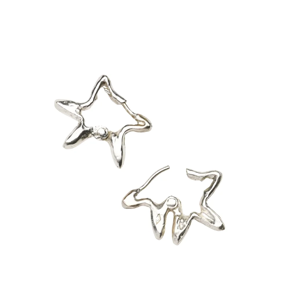 Medium Stars Hoops