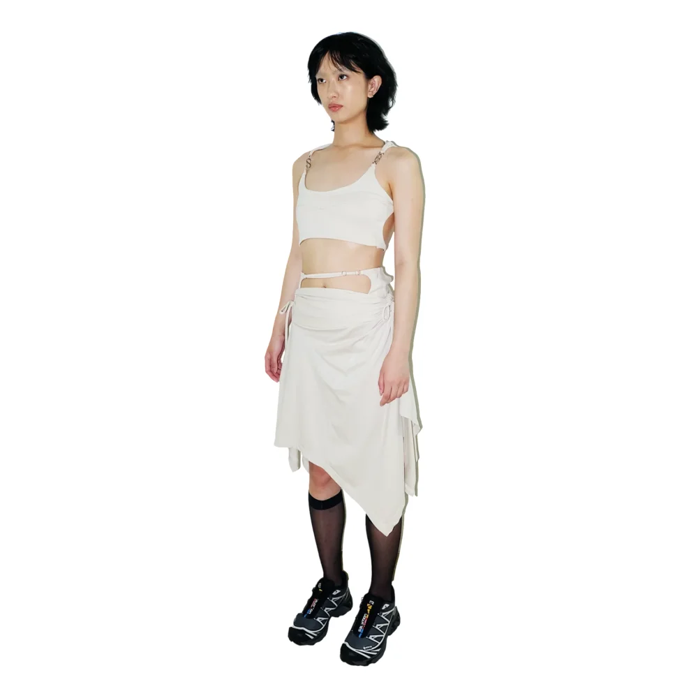 System Hooded Bra — Cream - 5