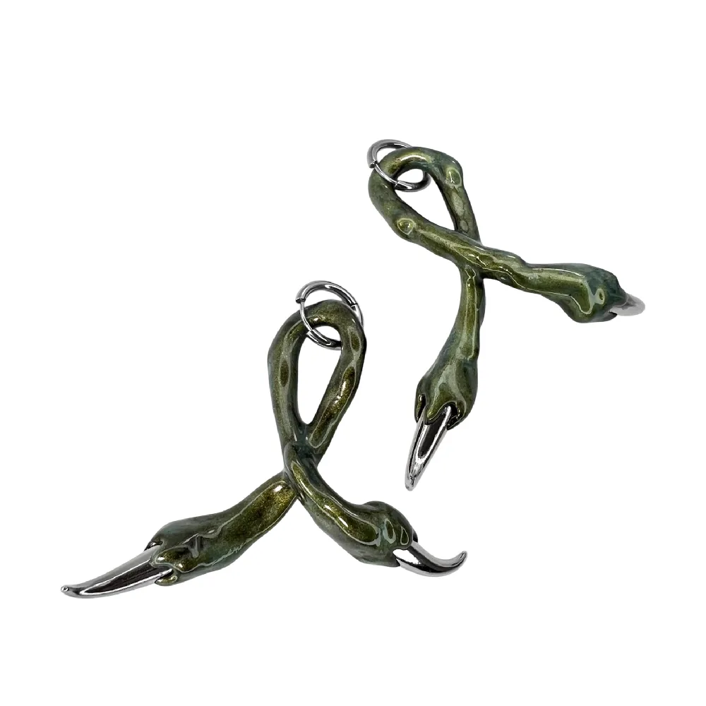 Green Earrings