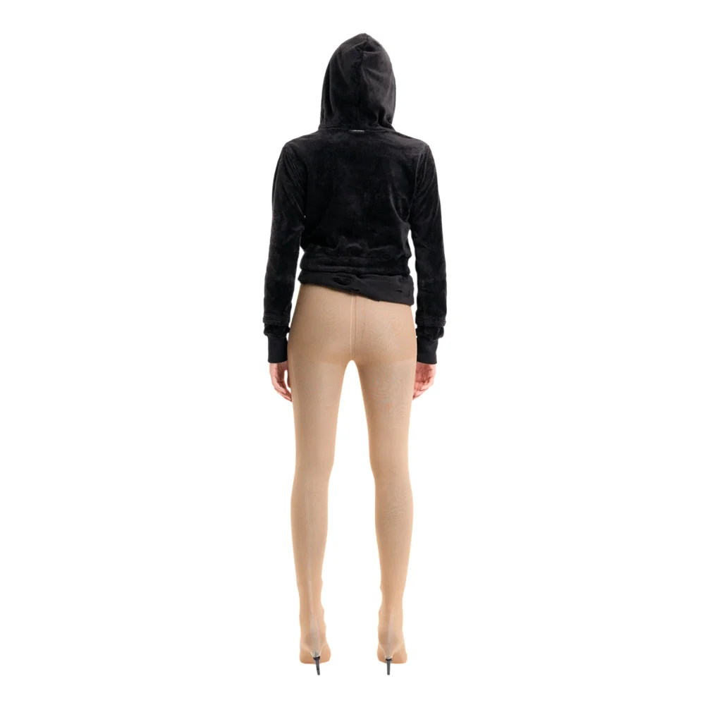 (Emma) Strange Hoodie in Black - 3