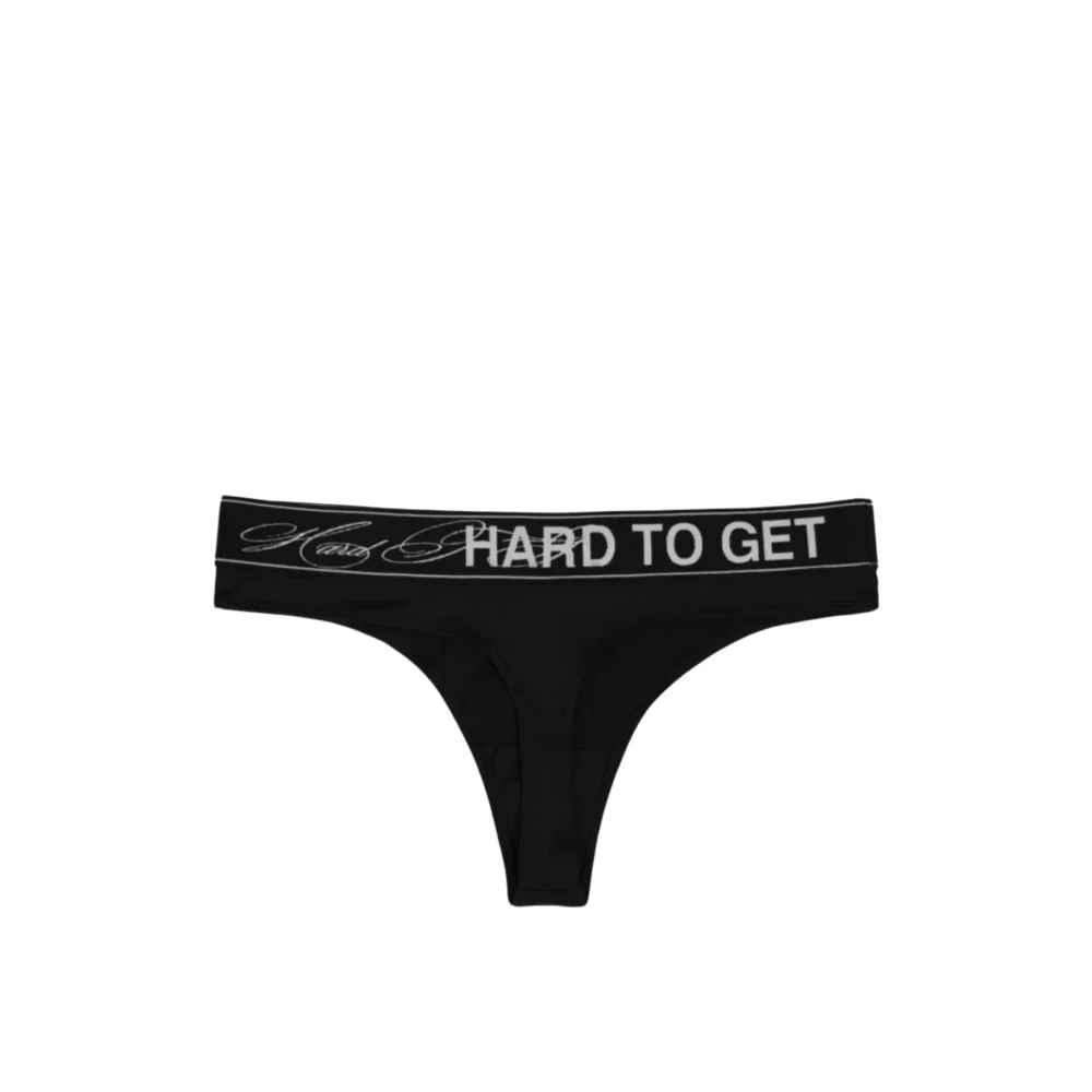 Hard to Get Classic Thong in Black