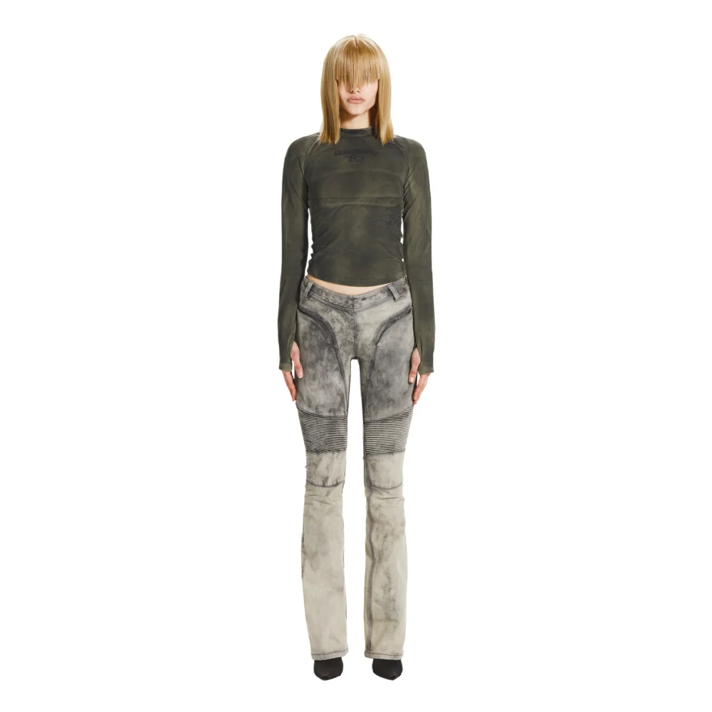 Hard Racer Long Tee in Khaki