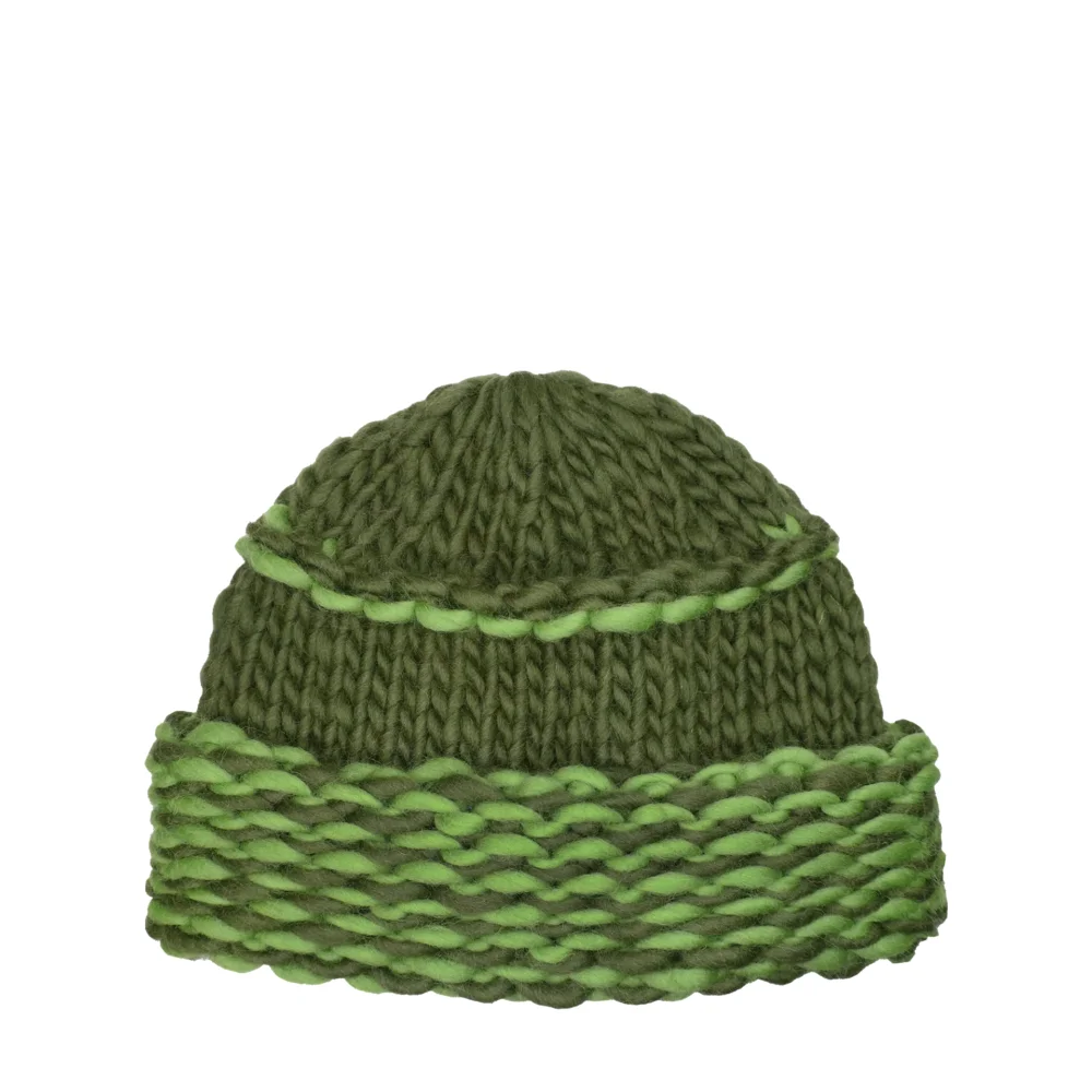 Bulky Hat — Olive/Green