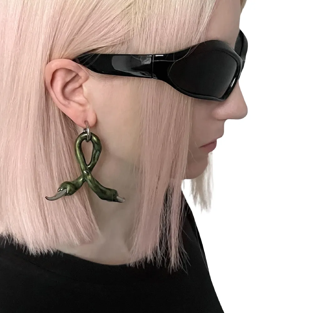 Green Earrings - 2