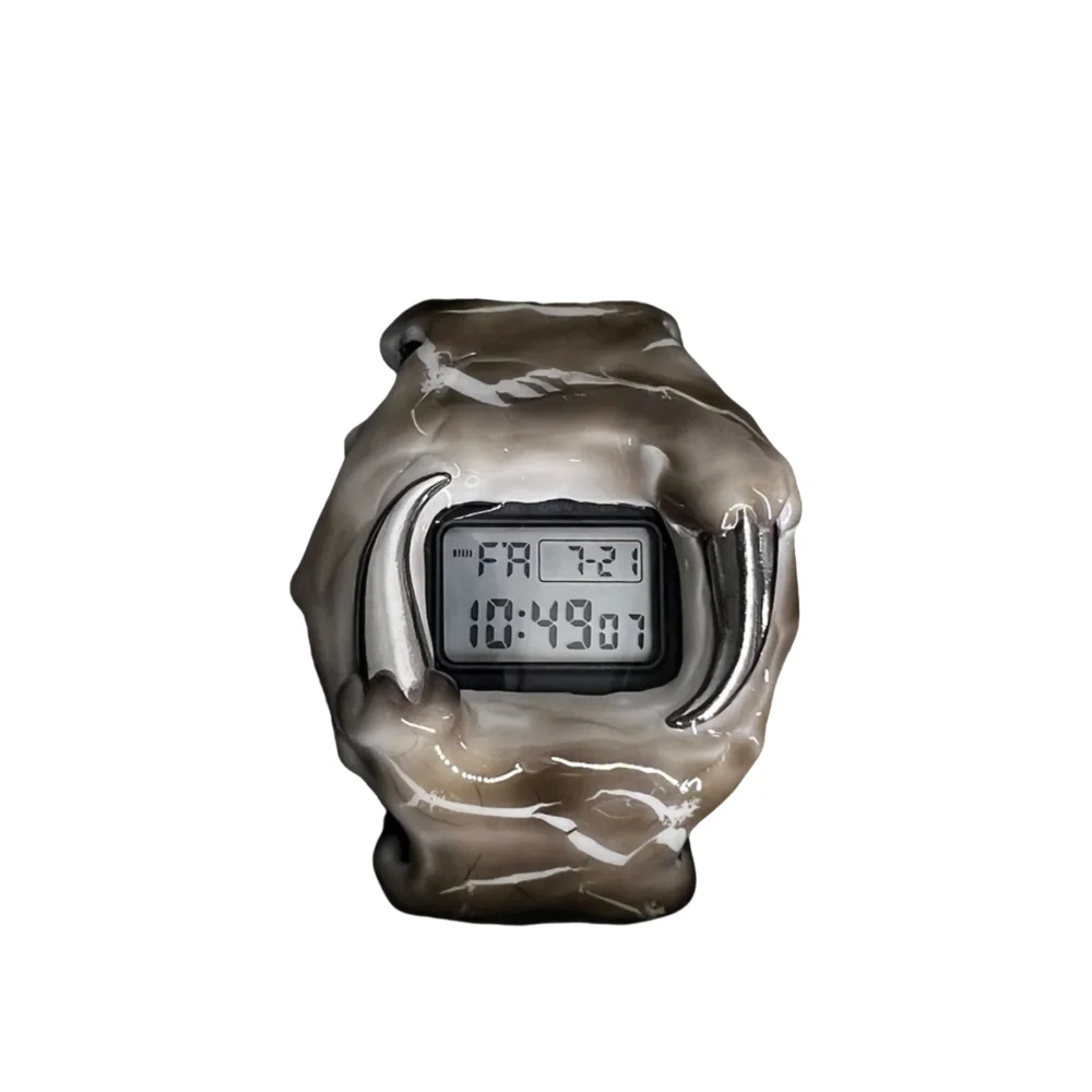 White Spiked Watch