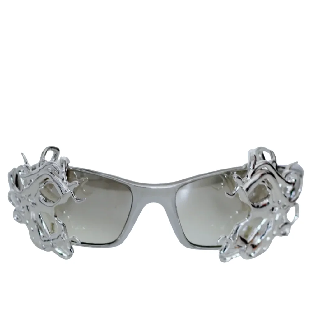 Emblem Sunglasses Silver